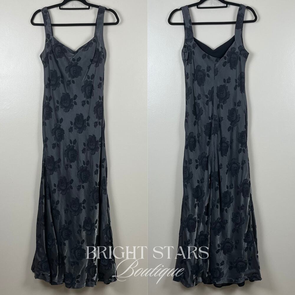 Rare Floral Maxi Dress Alt ASO Rachel Green Friends Floral Sleeveless Vintage - Picture 5 of 8